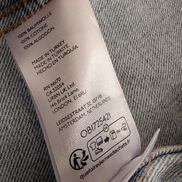 Pilcro Womens Denim Jacket XS - Picture 9 of 13